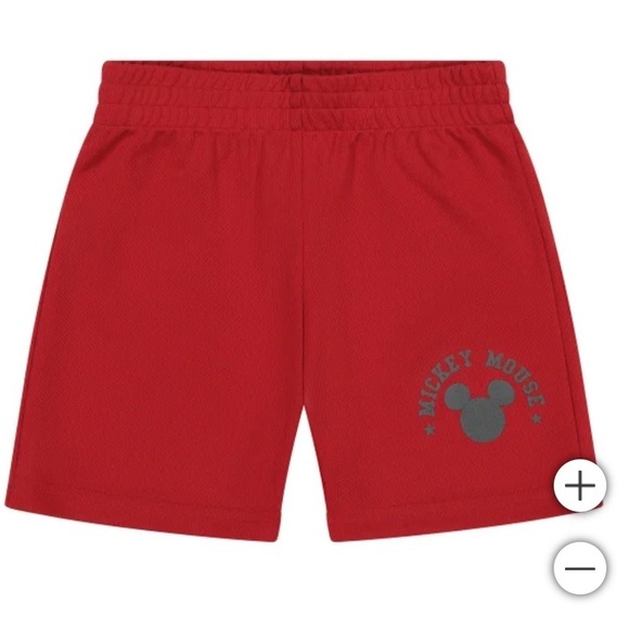 Disney‎ Mickey Mouse 3 Piece Set Tee, Baseball Jersey, Shorts NWT 4T - Picture 8 of 9